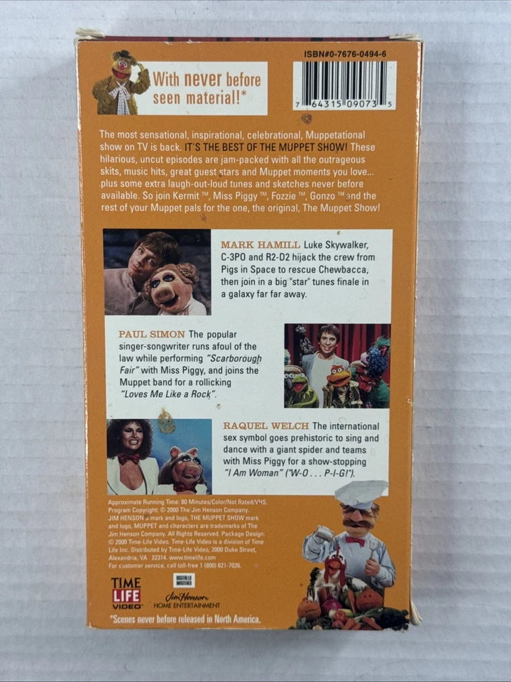 Best Of The Muppet Show  Featuring Mark Hamill Paul Simon Raquel Welch - Image 2 of 3