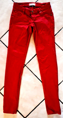 Jeans Women,GRG DNM,rot,Gr.34/36,Stretch Jegging,created in Montreal/CA,TOP Zust