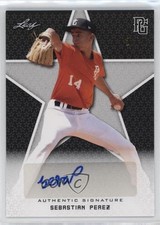2020 Leaf Perfect Game National Showcase /50 Sebastian Perez #BA-SP2 Auto 03j5