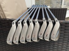 Set Of 8  Ladies Callaway Big Bertha X12 Clubs 5-AW,SW,PW, Graphite Shaft