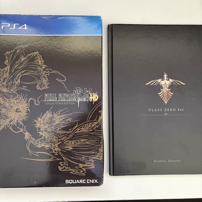 Final Fantasy Type-0 HD Collector's Edition (PS4) Box, Class Zero Book NO GAME
