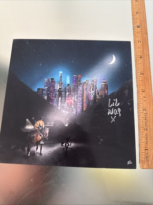 #ad LIL NAS X SIGNED 7quot; Promo Photo OLD TOWN ROAD $60.00