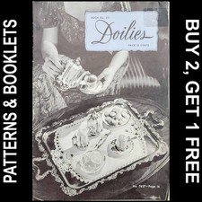 Vintage Spool Cotton Co. Book No. 201 "Doilies"  1943 15 Doilies to Crochet