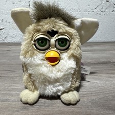 VTG 1999 Furby Original Green Eyes Tested Working w/Tags No Box
