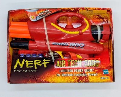 Nerf Air Tech 2000 Liquitron Power Gauge Air Pressure Red 2003