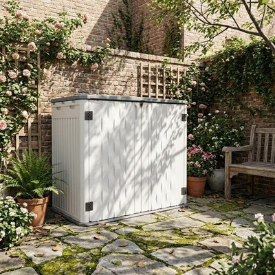 Waterproof Outdoor Resin Storage Box for Patio Tools
