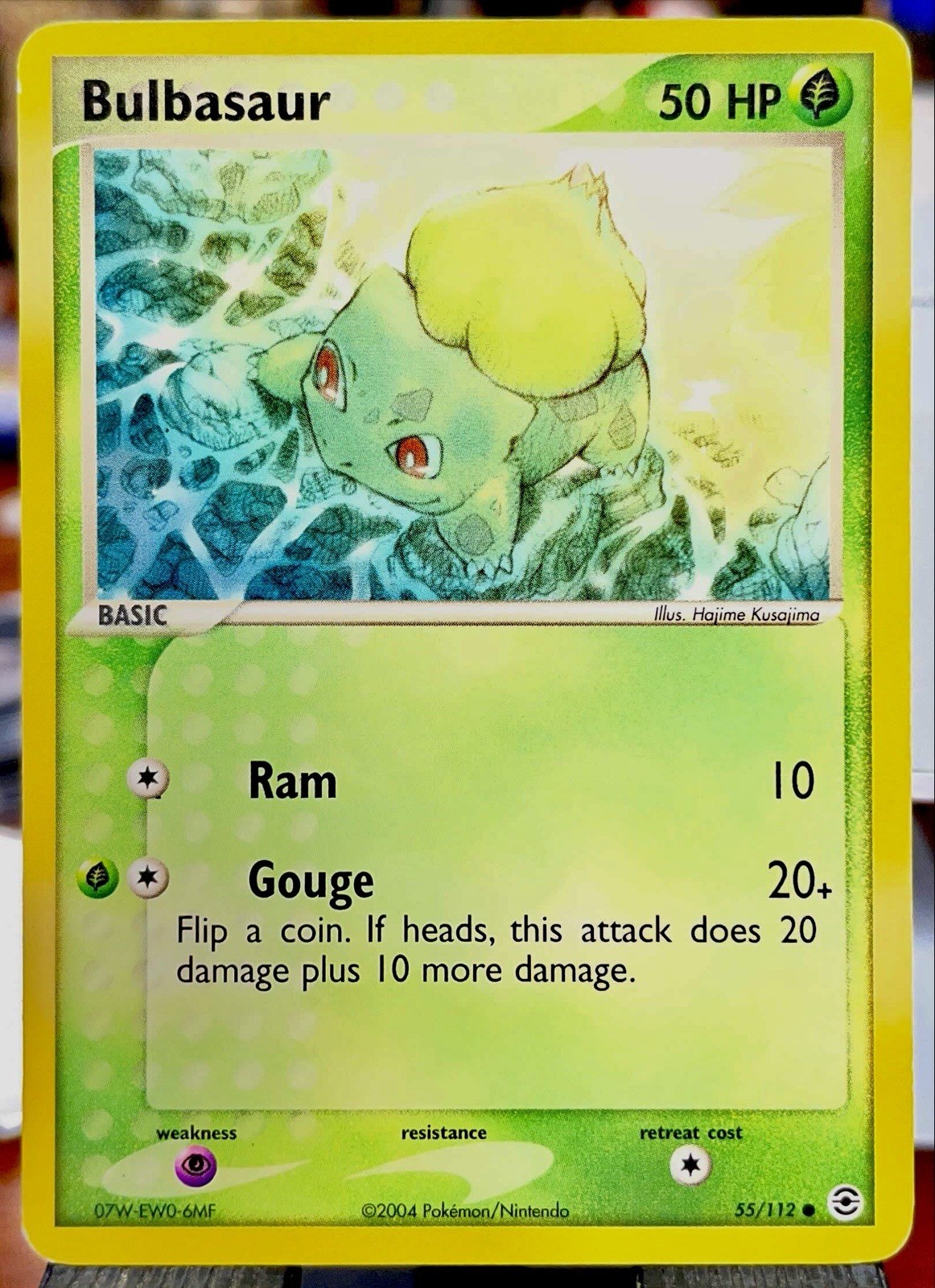 NM 🔥 Bulbasaur - 055/112 Common FireRed & LeafGreen 55/112
