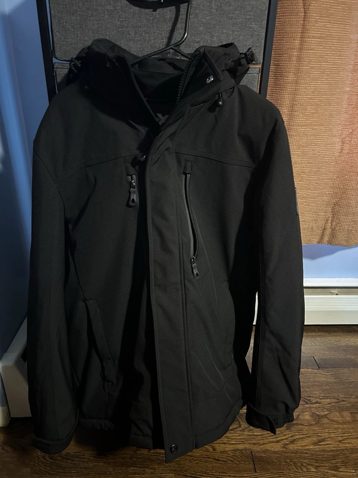 ZeroXposur Men's Softshell Jacket- Black, Medium