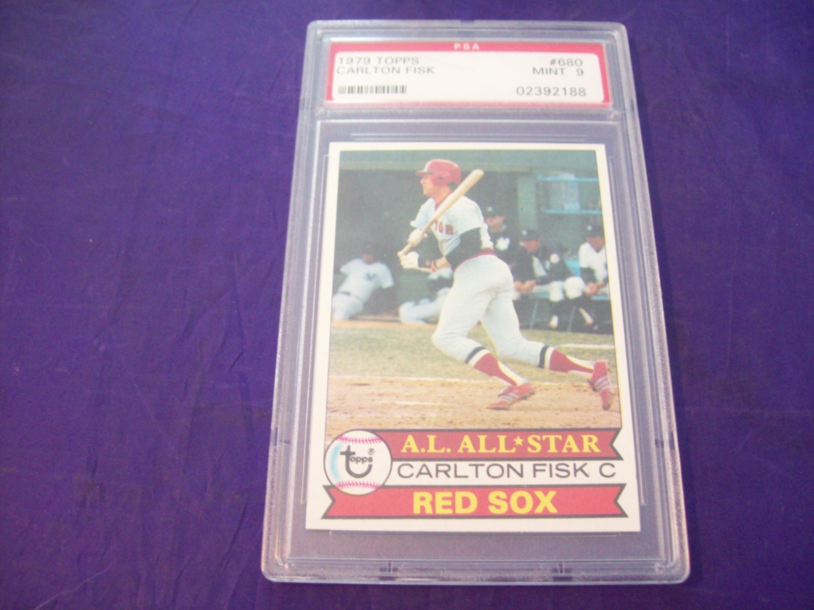 1979 TOPPS #680 CARLTON FISK PSA 9