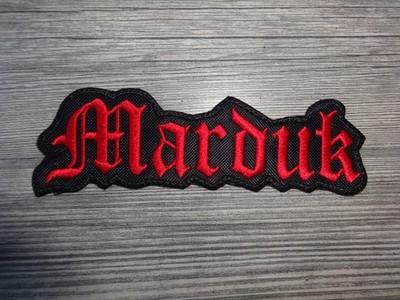 Marduk Shape Patch Gestickt Black Metal Mayhem Warschau Venom Beherit Horna