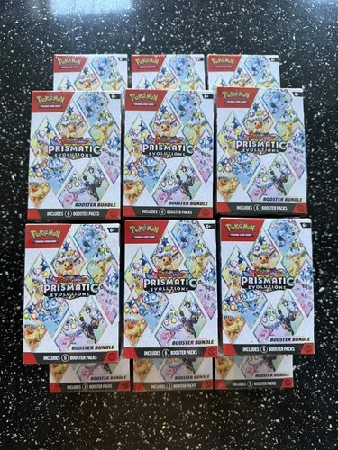 ✅  25 x Pokémon TCG Prismatic Evolutions Booster Bundle - new & sealed