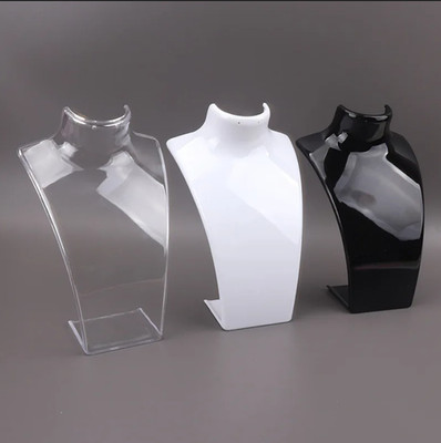 1pc Acrylic Jewelry Display Stand Necklace Holder Shelf - Decorative Exhibition
