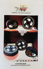 Covered Box Wool & Cotton Appliqu&eacute; Pattern by Corinne Kerns New