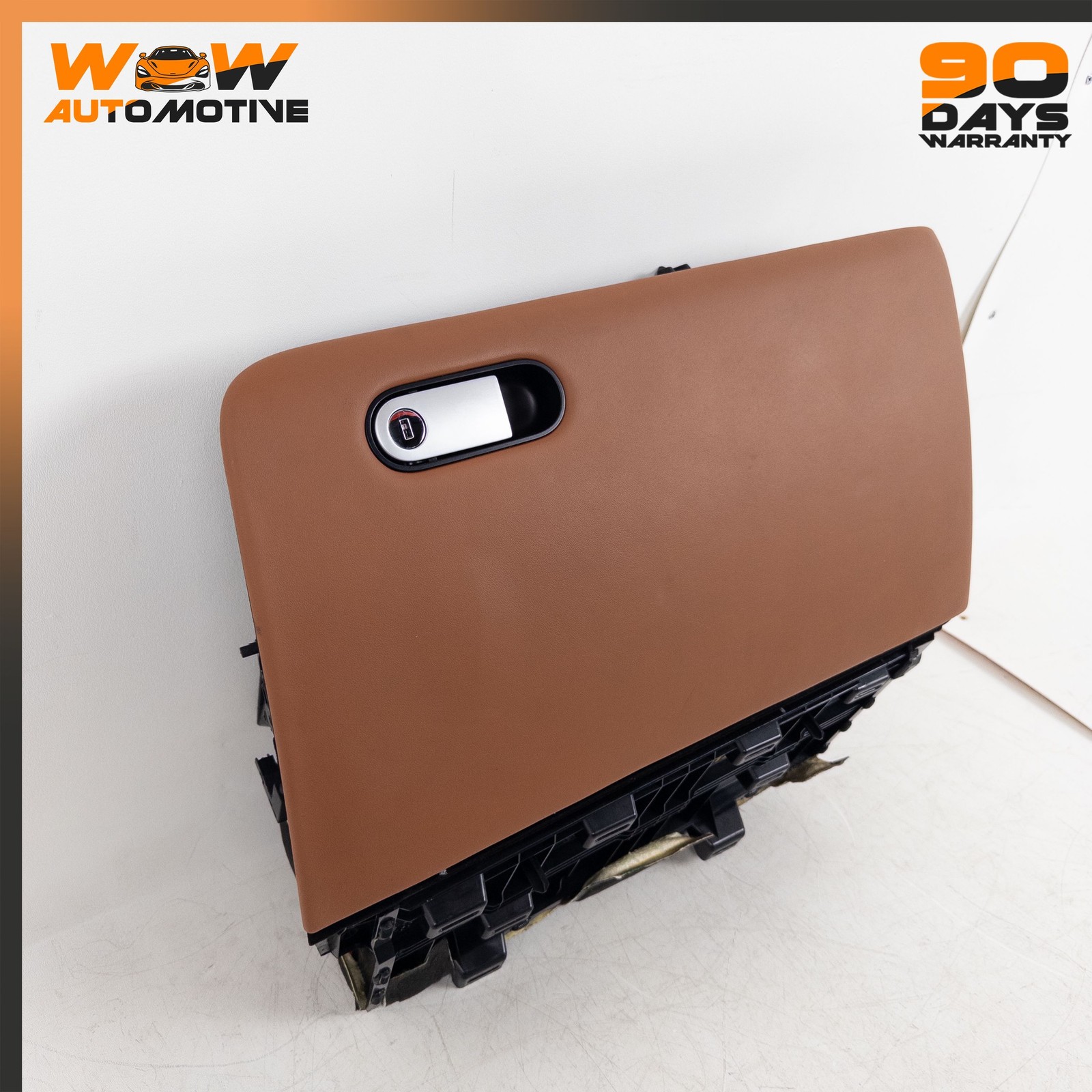 12-19 BENTLEY FLYING SPUR FRONT RIGHT DASHBOARD COMPLETE GLOVE BOX BROWN OEM