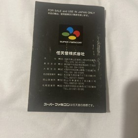 F-ZERO w/box manual Nintendo Super Famicom SFC From JAPAN w/ protective case.  