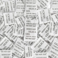 Sukh 100PCS 2Gram Silica Packets - Decassant Packs Anti Humidity Packs Silicone