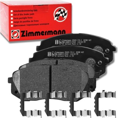 Zimmermann 25205.170.2 Bremsbelagsatz für KIA HYUNDAI Bremsbeläge Bremsen