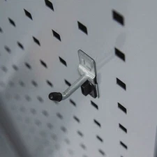 Kennedy 99820 Single Rod Pegboard Hook, 1" L, 3/4" W, Pk10