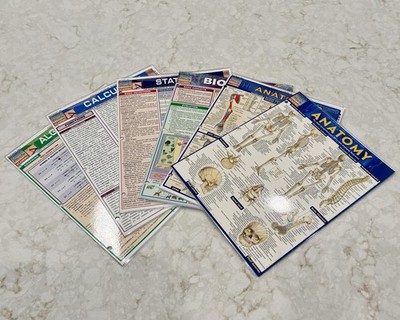 Quick Study Academic College Study Guides: Anatomy, Anatomy 2, Biology, Etc.