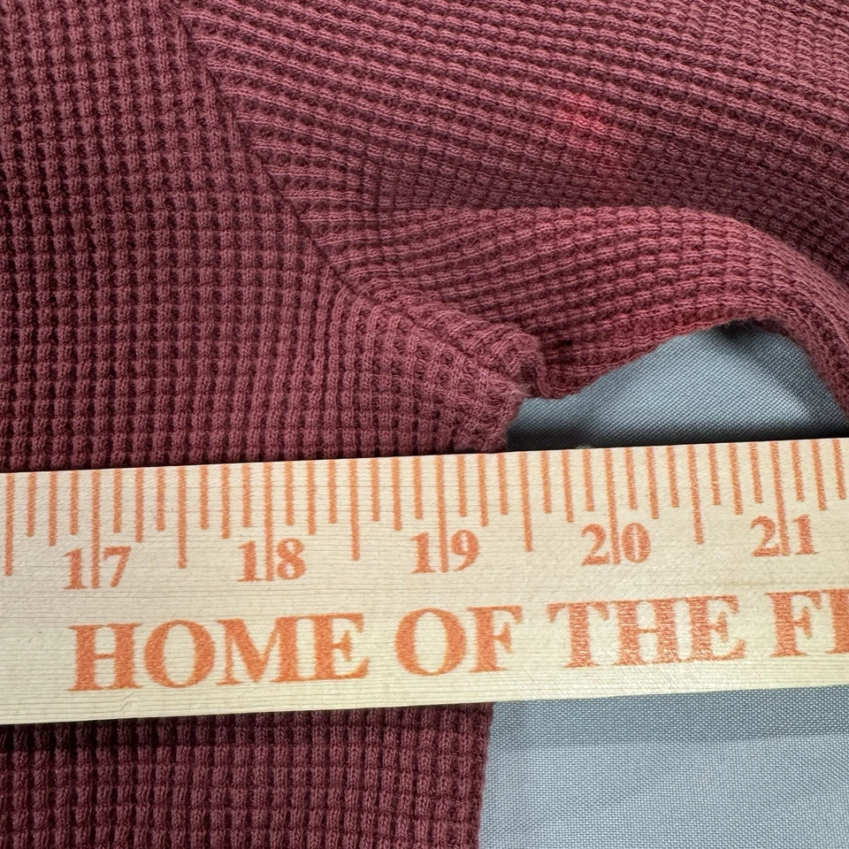 Camiseta térmica Theory Lounge cuello redondo gofre urbano para hombre L roja 100 % algodón Foto 3 de 4