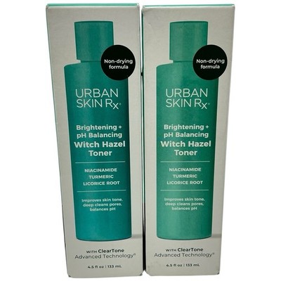 2X Urban Skin Rx, Brightening + pH Balancing Witch Hazel Toner, 4.5 fl oz