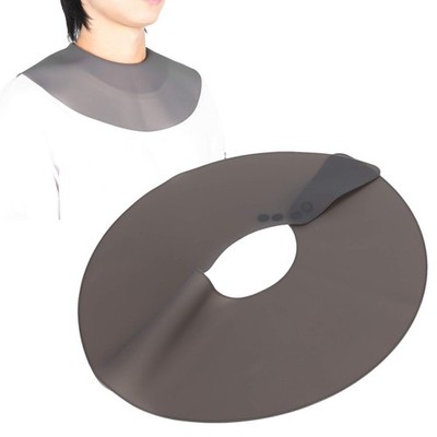 Silikon Cape schwarz für Frisur, Kleiderschutz Schal für Teint...