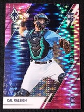 2022 Panini Chronicles Phoenix Cal Raleigh RC #12 Pink Pulsar Parallel Rookie