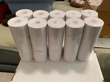 (50) NIP rolls of 1-3/4” 44mm wide x 200' cash register receipt paper