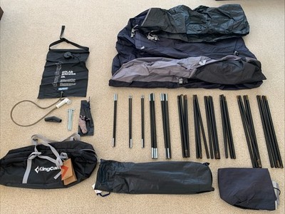 KingCamp Marasusa II Double Room Shower Tent with Solar Shower Bag