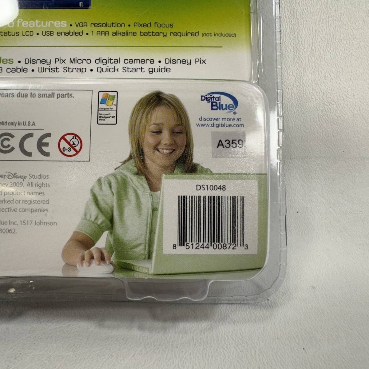 Disney Tinker Bell Mini Pocket Digital Camera Pix Micro Holds 40 Photos New  | eBay