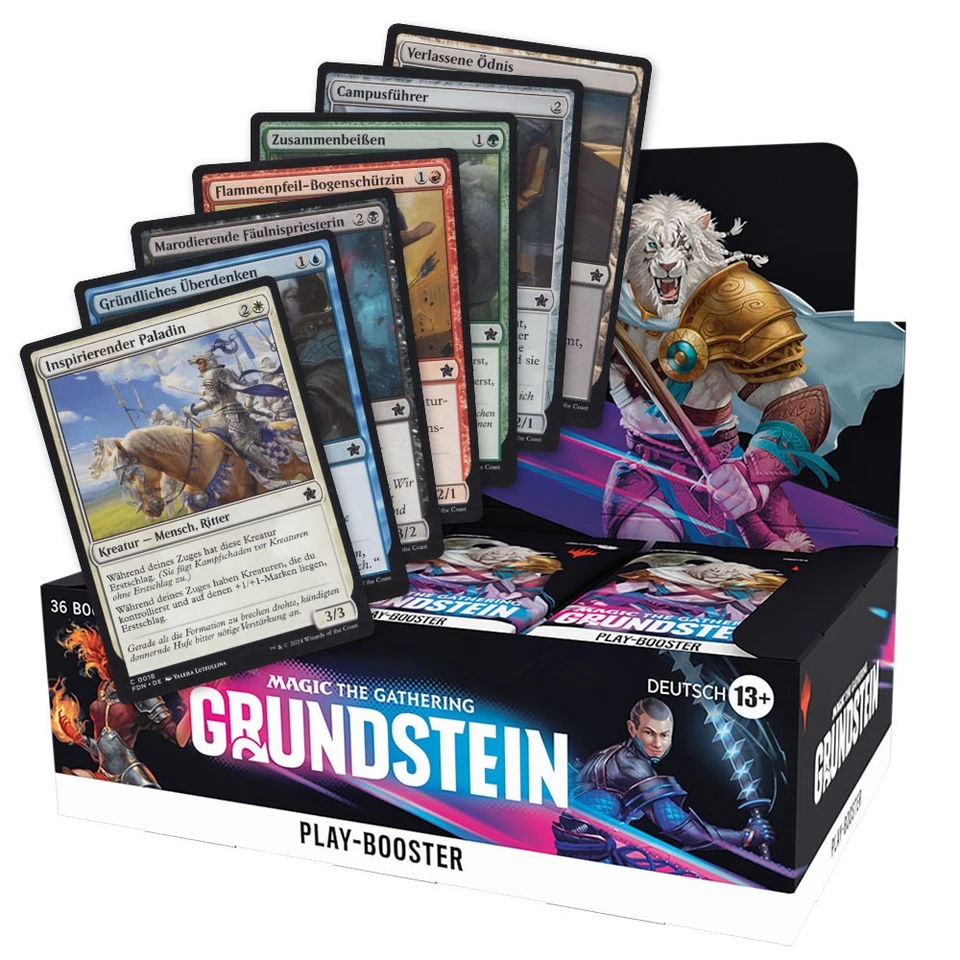 Magic the Gathering: Grundstein - 4x Common Karten Playset MtG Cards NM deutsch
