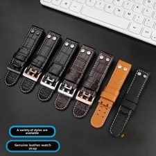 For Hamilton H78616733 H78515333 Genuine Leather Watch Band Straps Mens 22 24mm