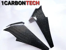 CARBON FIBER FRONT NOSE CORNER COVERS 2015-2016-2017-2018-2019 YAMAHA YZF R1