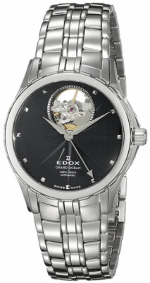 EDOX Grand Ocean Open Heart 85013-3-NIN Mechanisch Damen-Armbanduhr