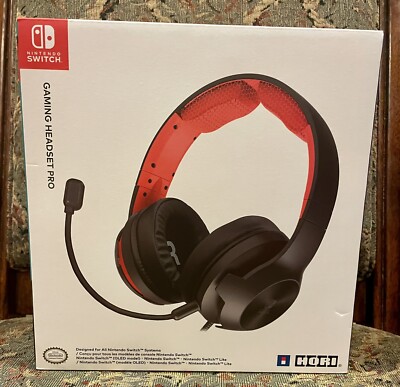 HORI SWITCH Gaming Headset Pro New