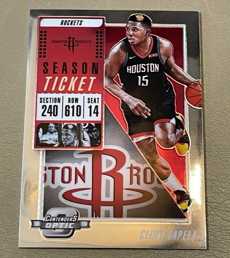 CLINT CAPELA 2018-19 Panini Contenders Optic #41 Season Ticket | eBay