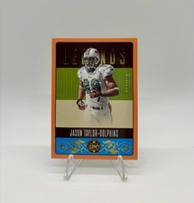 2023 Legacy Jason Taylor Legends Orange #/199 Dolphins