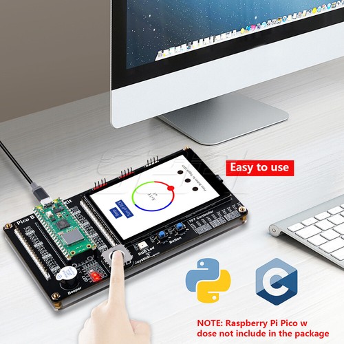 Raspberry Pi Pico/W Breadboard Kit mit 3,5 Zoll Touchscreen Breakout Board - Bild 12 von 15