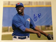 Anthony Alford Toronto Blue Jays signed 8x10 photo  COA
