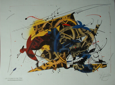 Kurt Kramer (Freiland, NÖ 1945 - 2008 Wien) Zwitschermaschine 1997.