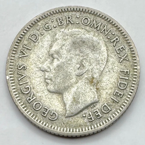 Photo of a 1950 Australia Sixpence from an eBay listing that sold on Jul 22, 2026