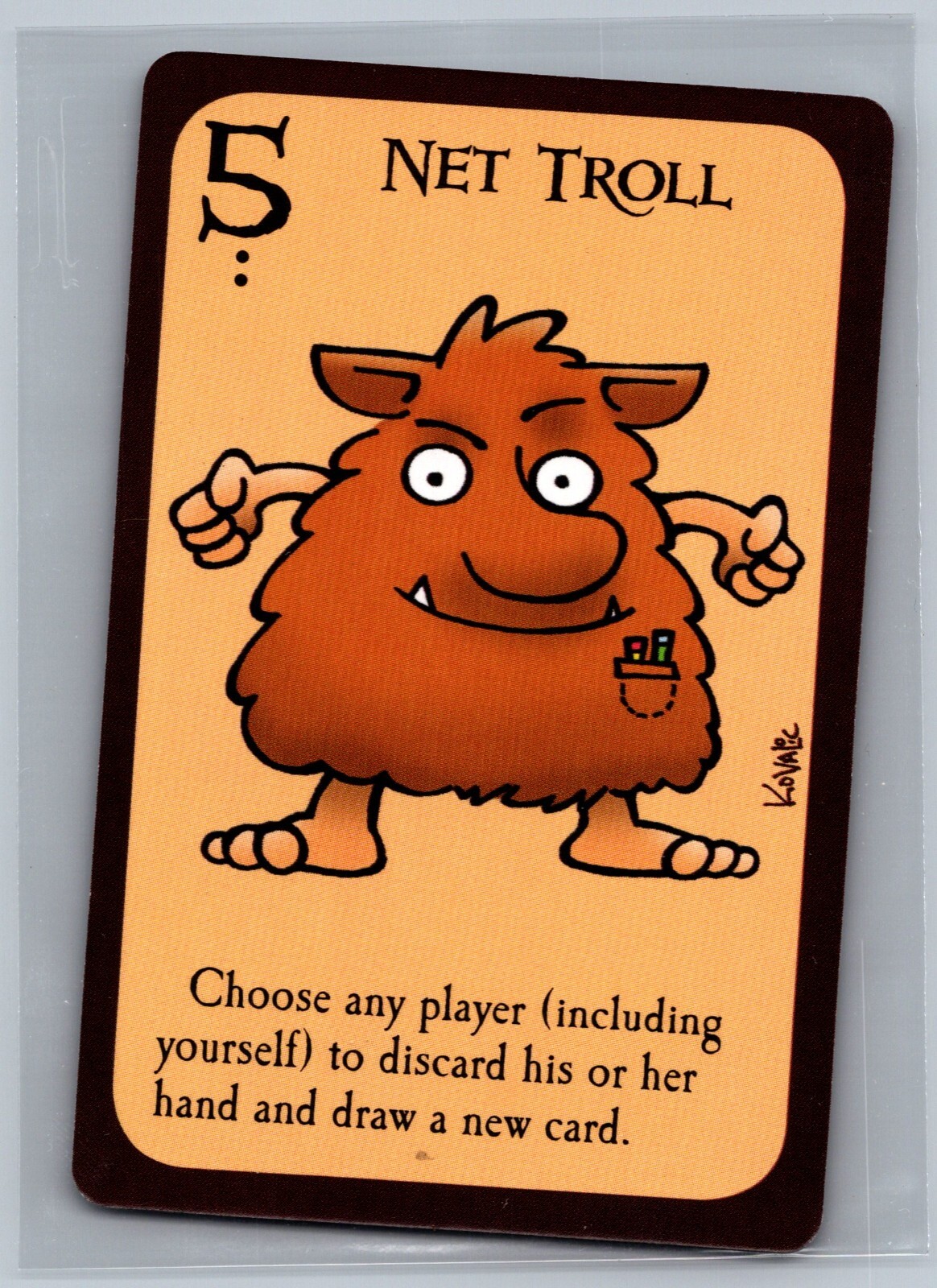 Munchkin Loot Letter Net Troll Card USED Steve Jackson Games SJG