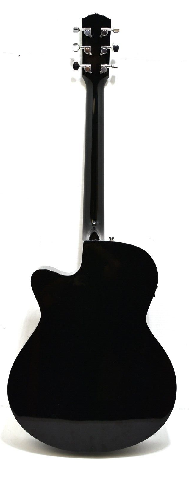 Fender FA135CE Concert AcousticElectric Guitar Black eBay