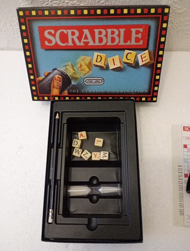 Spear's Games - Scrabble Dice Word Game - Vintage - Complete & VGC - Picture 2 of 5