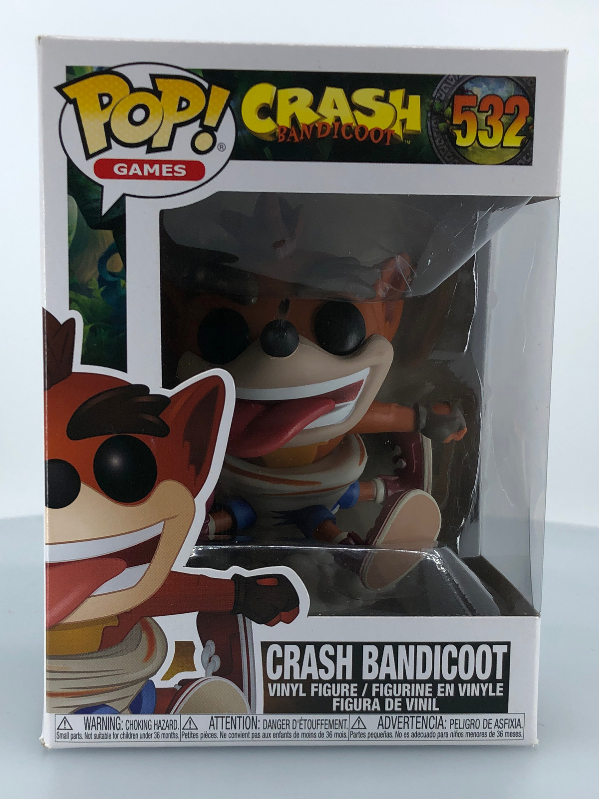 Funko Pop! Games Crash Bandicoot #532 Vinyl Figure Damaged