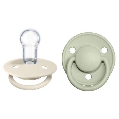 BIBS Pacifiers - De Lux Collection | BPA-Free Baby Pacifier | Made in Denmark | 