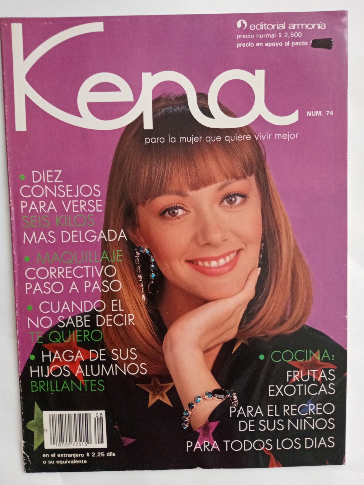 ANABEL FERREIRA KENA MEXICAN MAGAZINE MEXICO SPANISH AUGUST 1989 | eBay
