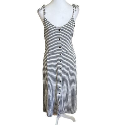 white striped midi dress Jluxlabel Women's Norina Striped Midi Dress