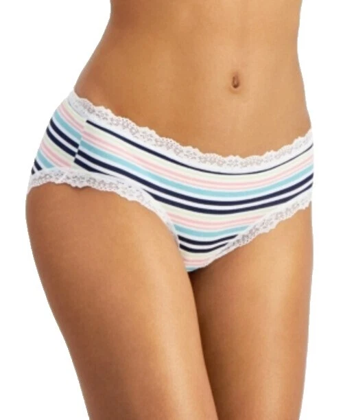 Bragas Multicolor a Rayas de mezcla de algodón para mujeres