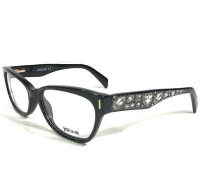 without tags Just Cavalli Eyeglasses Frames JC0746 col001 Black Cat Eye  G2U